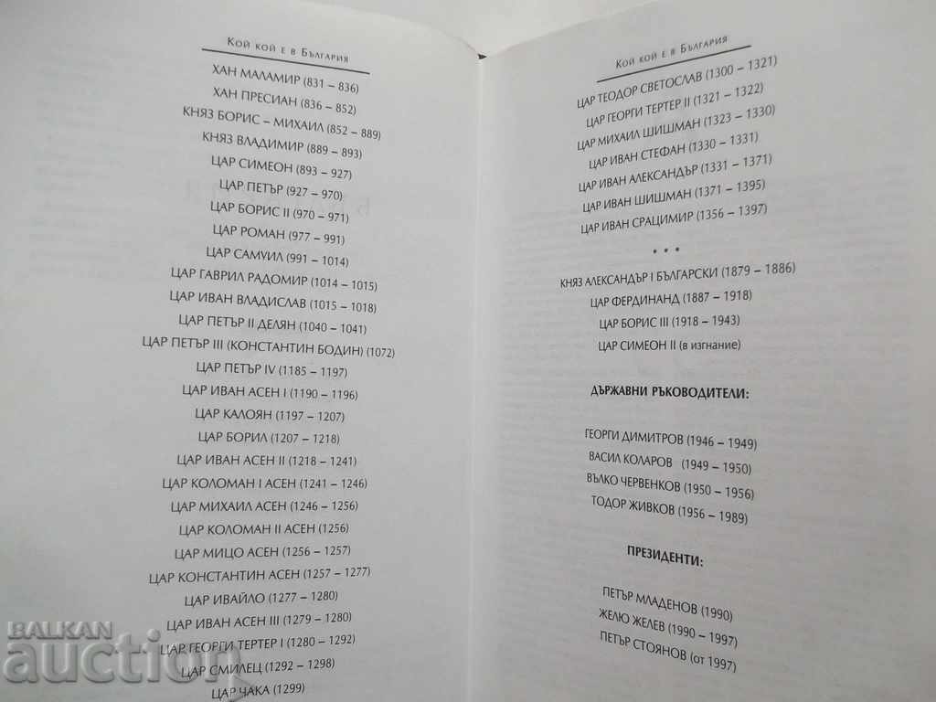 Delivery of Who is in Bulgaria - Nikola Kitsevski, Rayko Nikolov 1998 Delivery of Who is in Bulgaria - Nikola Kitsevski, Rayko Nikolov 1998