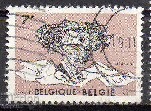 1973. Βέλγιο. Felice ΠΕΠ, ένας Βέλγος καλλιτέχνης.