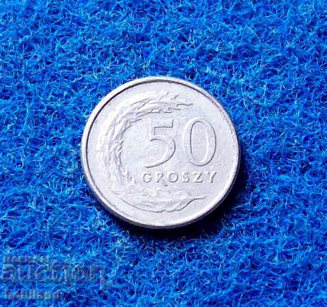 50 penny Polonia 1995