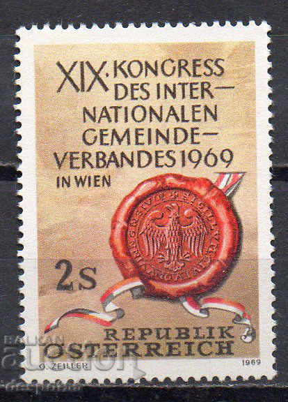 1969. Η Αυστρία. Διεθνές Συνέδριο των Δήμων, Βιέννη.
