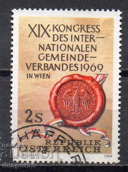 1969. Η Αυστρία. Διεθνές Συνέδριο των Δήμων, Βιέννη.
