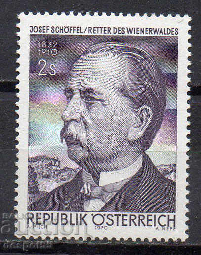 1970. Австрия. Йозеф Шофел - журналист и политик.