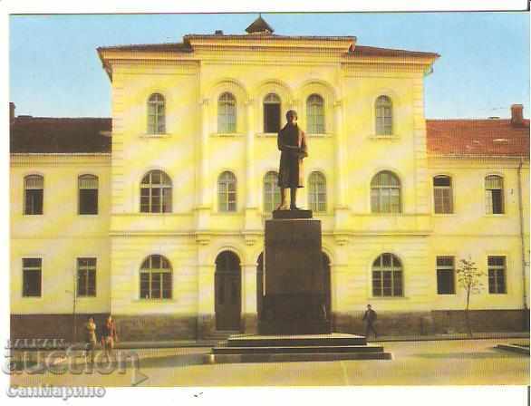Carte poștală Bulgaria Gabrovo Liceul "Vasil Aprilov" *
