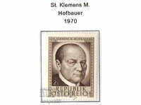 1970. Austria. St. Clemens Hofbauer, patron of Vienna.