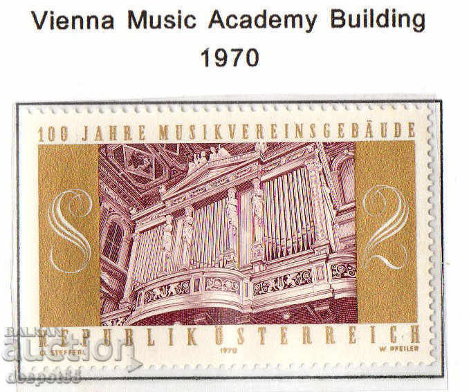 1970. Австрия.  100 г. Сдружение "Приятели на музиката".