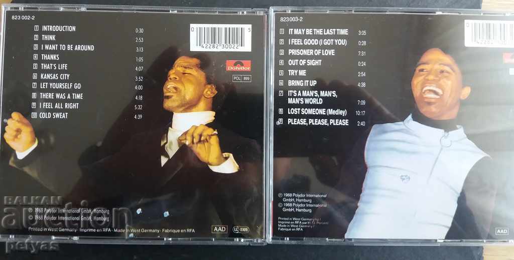 Аукцион СД -James Brown Live at the Apollo -2 CD Аукцион СД -James Brown Live at the Apollo -2 CD