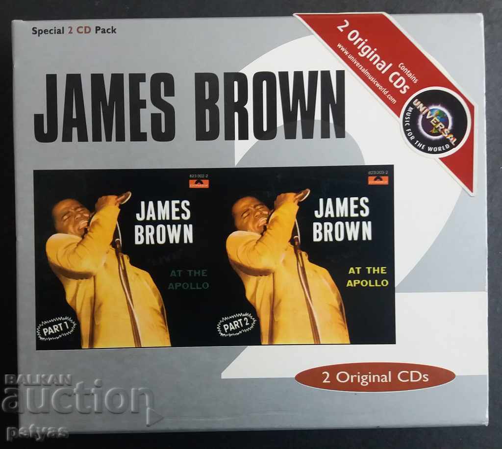 SD -James Brown ζωντανά στο Apollo -2 CD