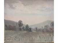 Стара картина от Любен Доганов пейзаж