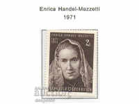 1971. Η Αυστρία. Enrica Handel-Mazzeti, ποιητής και συγγραφέας.