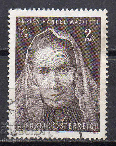 1971. Η Αυστρία. Enrica Handel-Mazzeti, ποιητής και συγγραφέας.