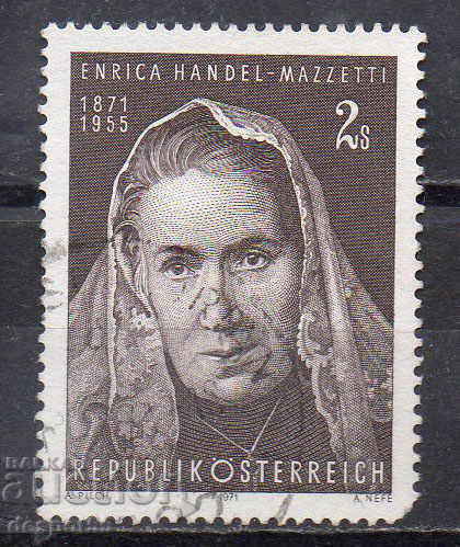 1971. Австрия. Енрика Хендел-Маззети, поетеса и писателка.