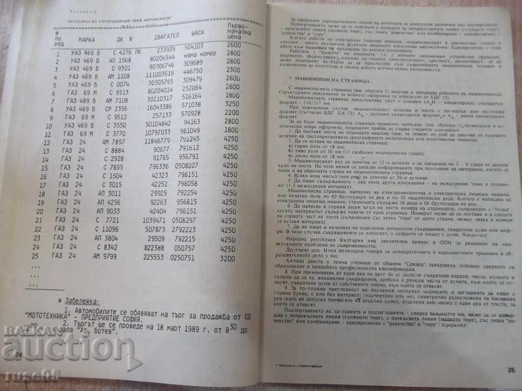 Delivery of Book "Machine Writing and Correspondence - A. Zhelezarov" - 148 pp. Delivery of Book "Machine Writing and Correspondence - A. Zhelezarov" - 148 pp.
