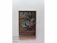 Badge: AMP STEAMSHIP COMPANY