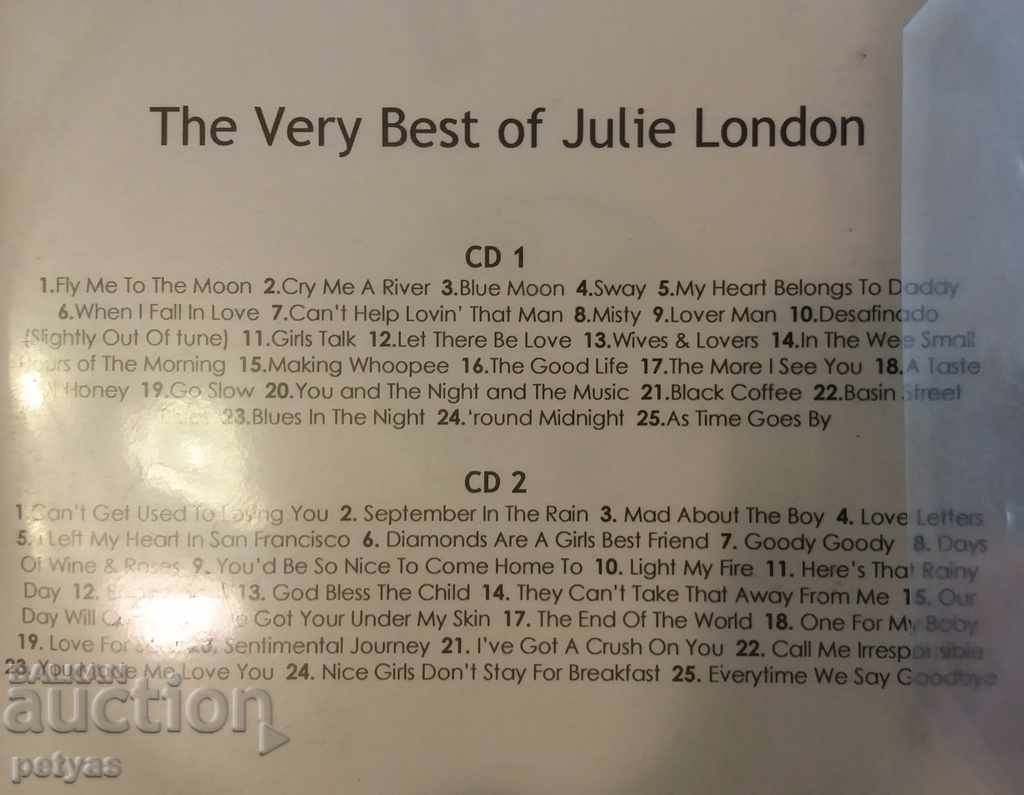 SD - Cel mai mare bine de Julie London -2 CD