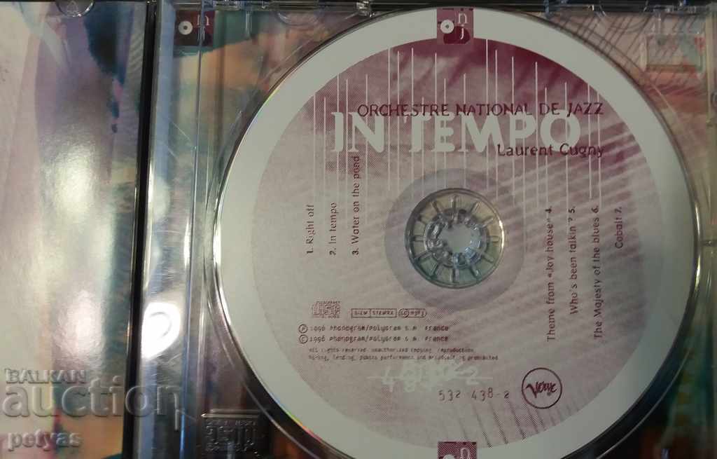 Delivery of In Tempo - Orchestra National De Jazz - Laurent Cugny Delivery of In Tempo - Orchestra National De Jazz - Laurent Cugny