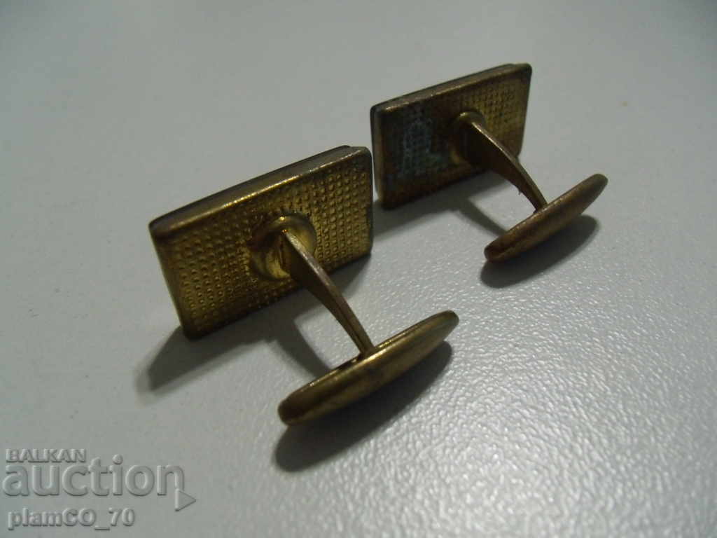 Аукцион № 401 стари ръкавели - с черна плочка Аукцион № 401 стари ръкавели - с черна плочка