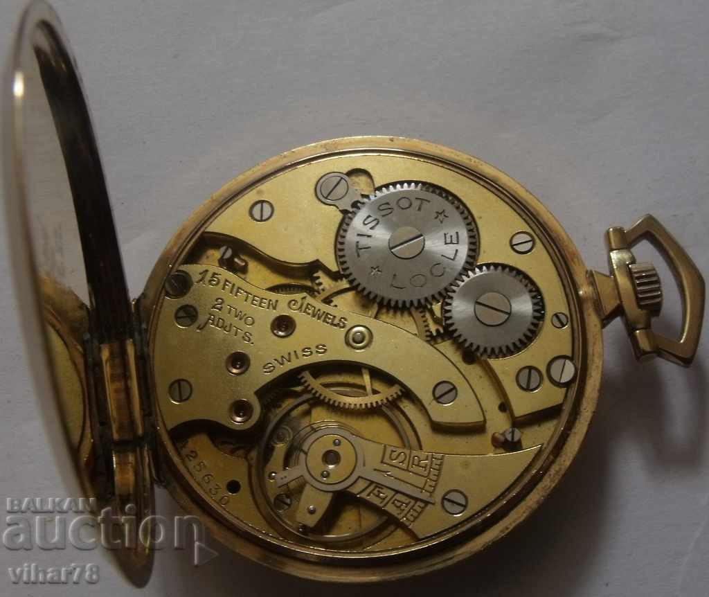 ΣΠΑΝΙΑ επιχρυσωμένα ρολόι τσέπης -TISSOT - 5 ΣΠΑΝΙΑ επιχρυσωμένα ρολόι τσέπης -TISSOT - 5