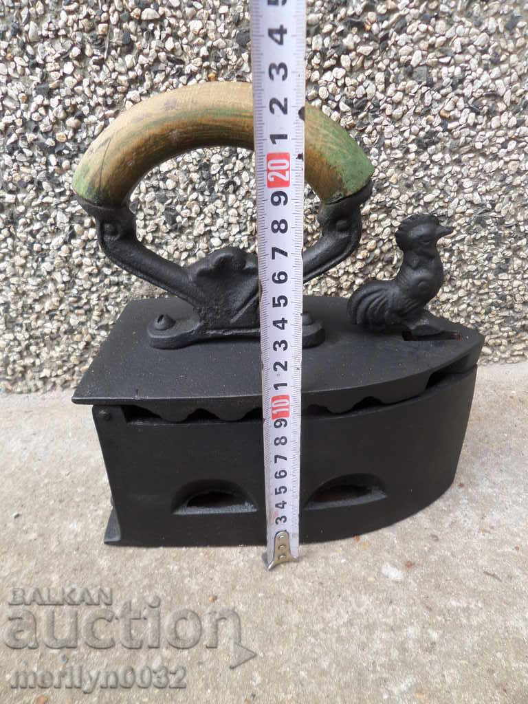 Auction An old iron on fire Auction An old iron on fire