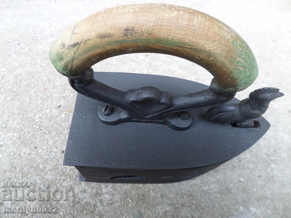 An old iron on fire - 5 An old iron on fire - 5