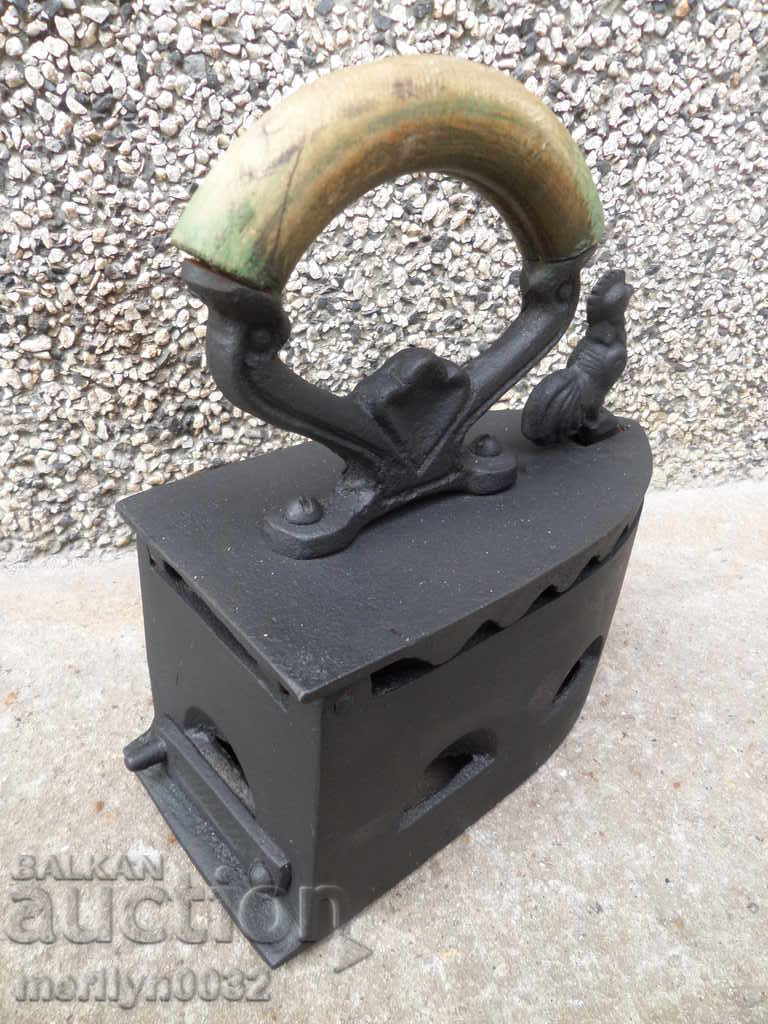 An old iron on fire - 6 An old iron on fire - 6