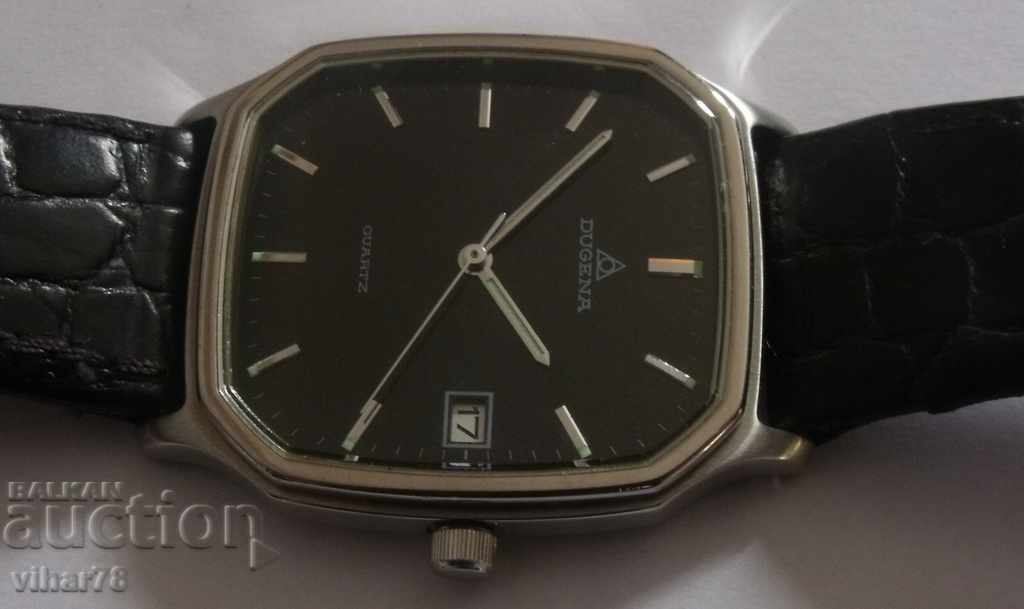 Auction DUGENA MENS CHERRY CLOCK Auction DUGENA MENS CHERRY CLOCK