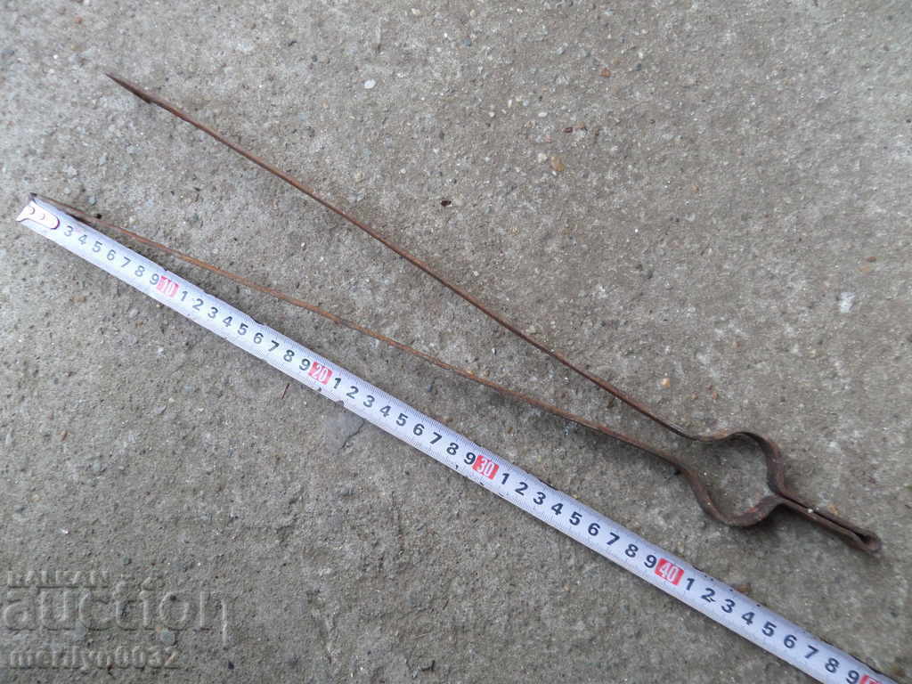 Old dilaf, mash, wrought iron for walking - 5