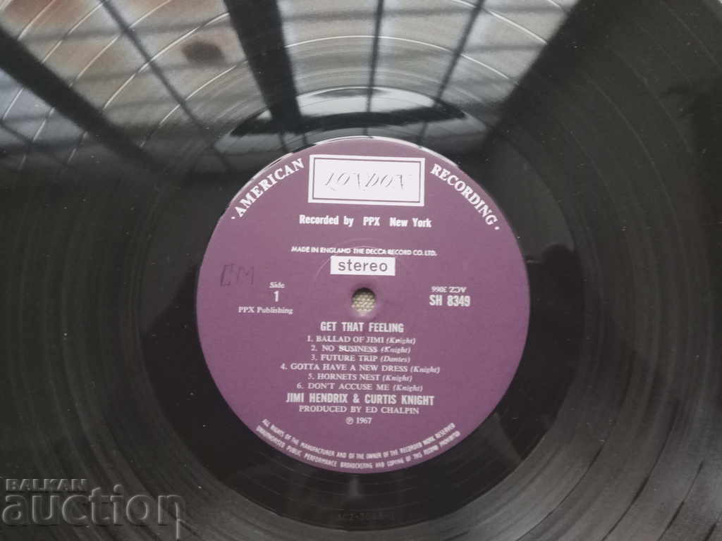 Auction Jimi Hendrix - Curtis Knight Get That Feeling Auction Jimi Hendrix - Curtis Knight Get That Feeling