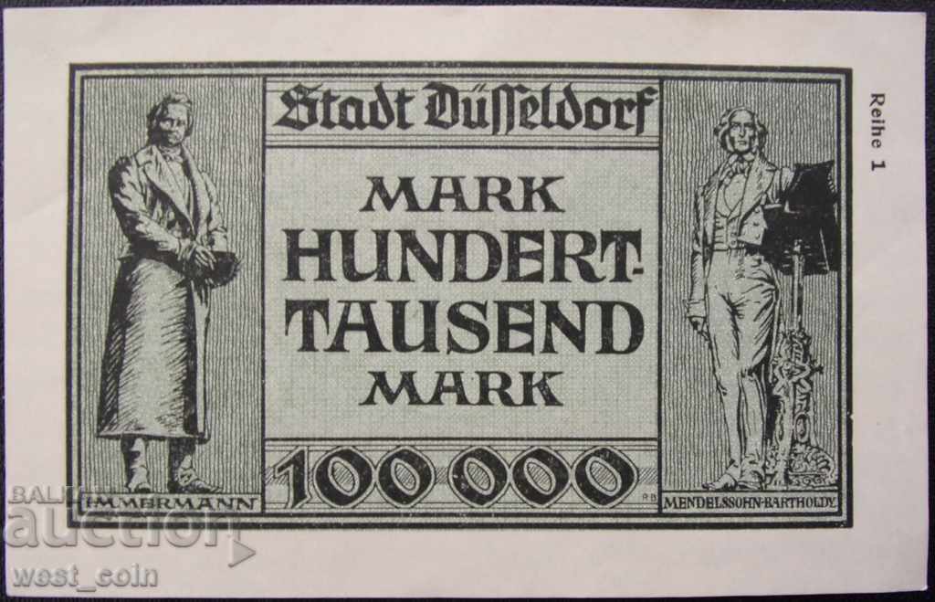 Германия  100 000  Марки  1923  UNC  Rare с цена € 7.16 | 14.00 лв.