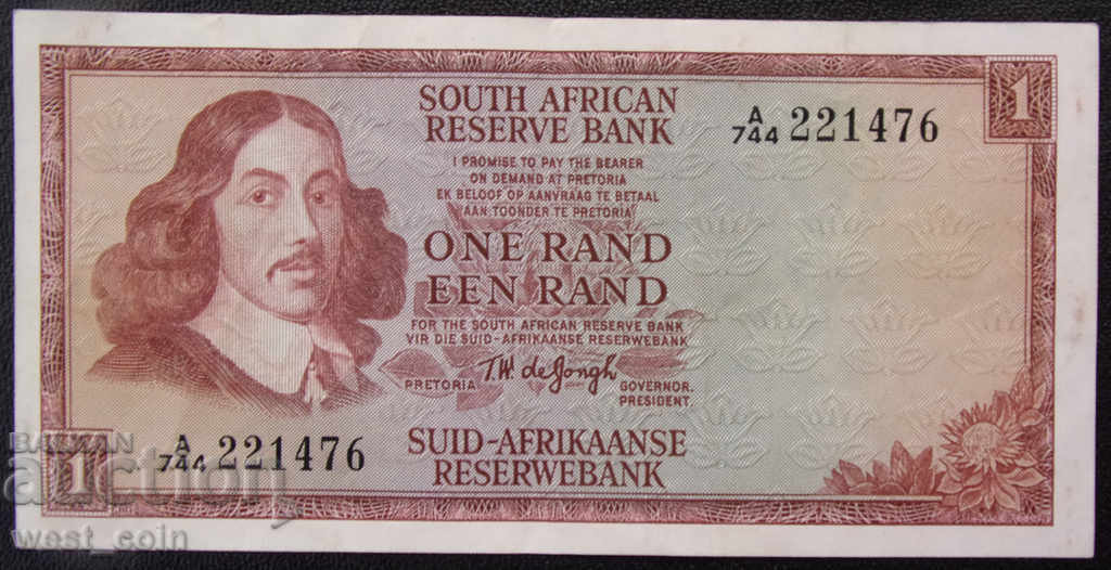 Africa de Sud 1 Rand 1964 Rare