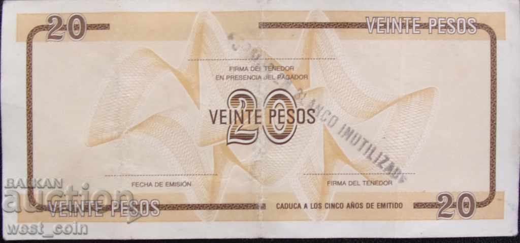 Νόμισμα κύβο 20 Πέσο 1985 Σπάνιες με τιμή € 9.20 | 17.99 BGN Νόμισμα κύβο 20 Πέσο 1985 Σπάνιες με τιμή € 9.20 | 17.99 BGN