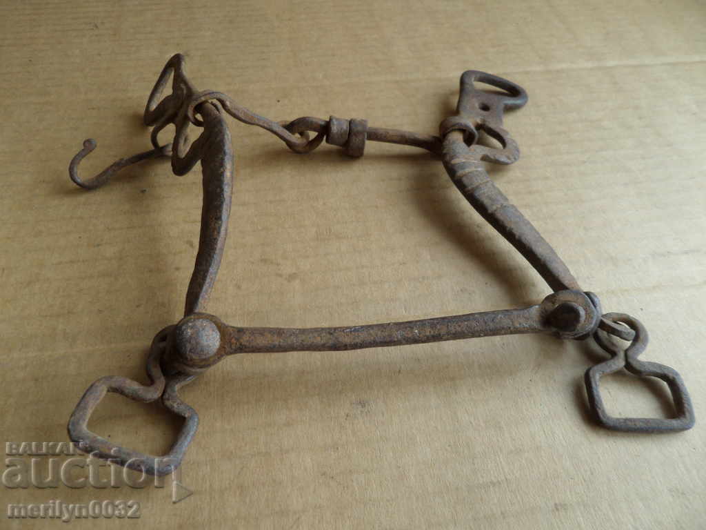Ottoman hand forged bridle, wrought iron, cavalry with price 89.00 BGN | € 45.50 Ottoman hand forged bridle, wrought iron, cavalry with price 89.00 BGN | € 45.50