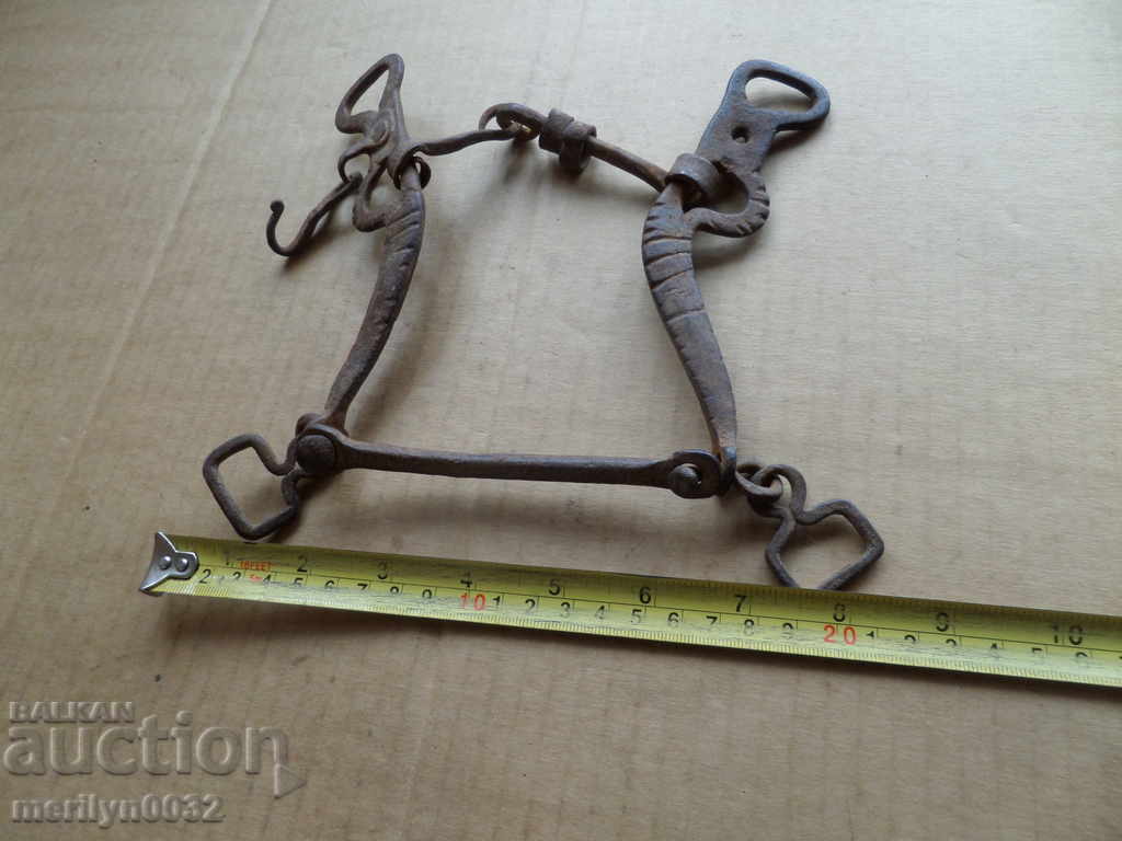 Delivery of Ottoman hand forged bridle, wrought iron, cavalry Delivery of Ottoman hand forged bridle, wrought iron, cavalry