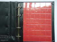 "SCHULZ" coin album for 221 coins - 10 sheets with folder.