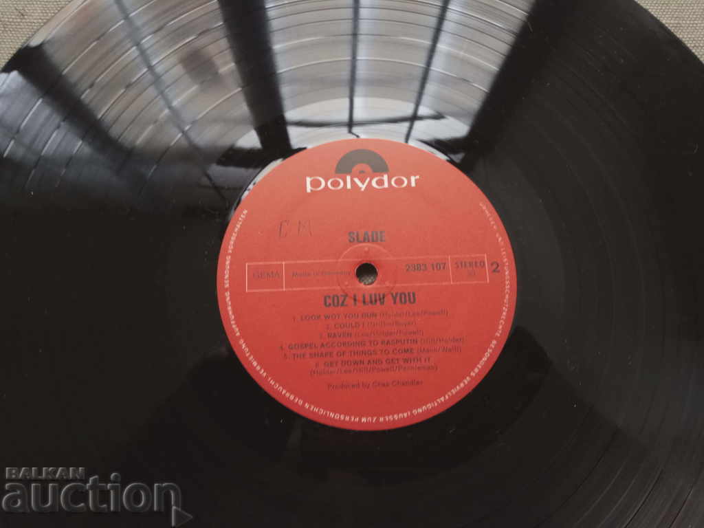 Auction SLADE - COZ I LUV YOU Auction SLADE - COZ I LUV YOU