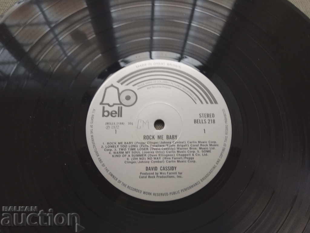 Auction  DAVID CASSIDY Rock Me Baby