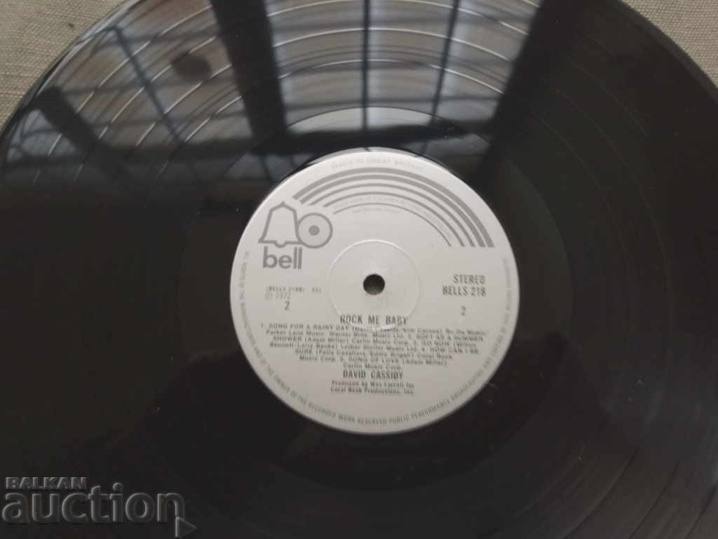 Delivery of DAVID CASSIDY Rock Me Baby