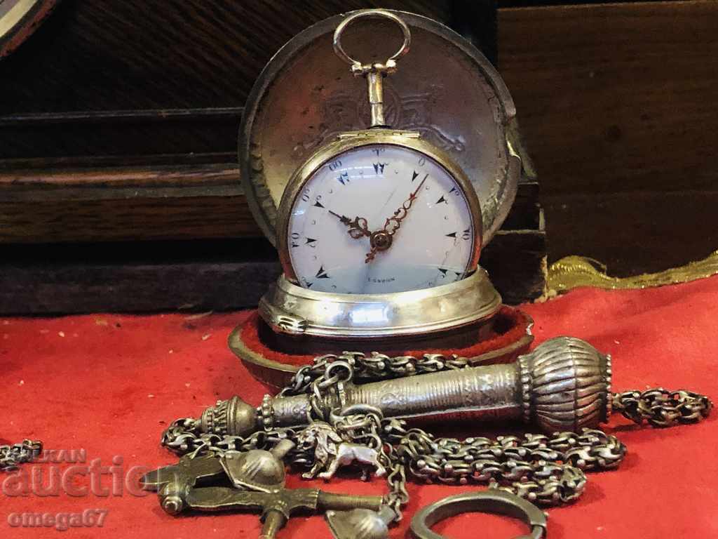 Джобен часовник от големият майстор James Markwick 1677г. с цена € 2850.00 | 5574.12 лв.