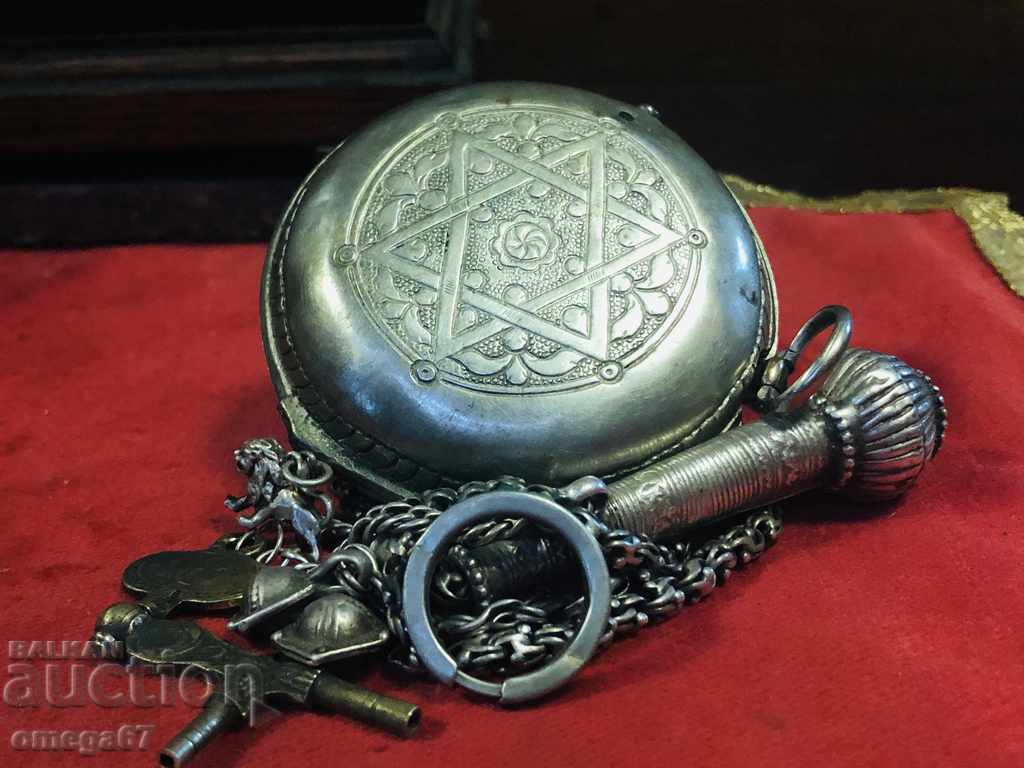 Джобен часовник от големият майстор James Markwick 1677г. - 7