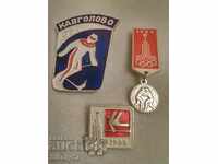 Olympic sports badges, Moscow-80 and Kavgolovo