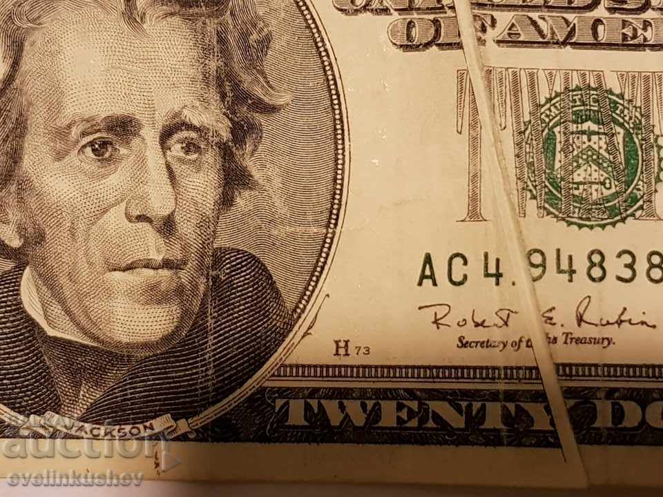 A very rare $20 bill with a printing defect - 7 A very rare $20 bill with a printing defect - 7