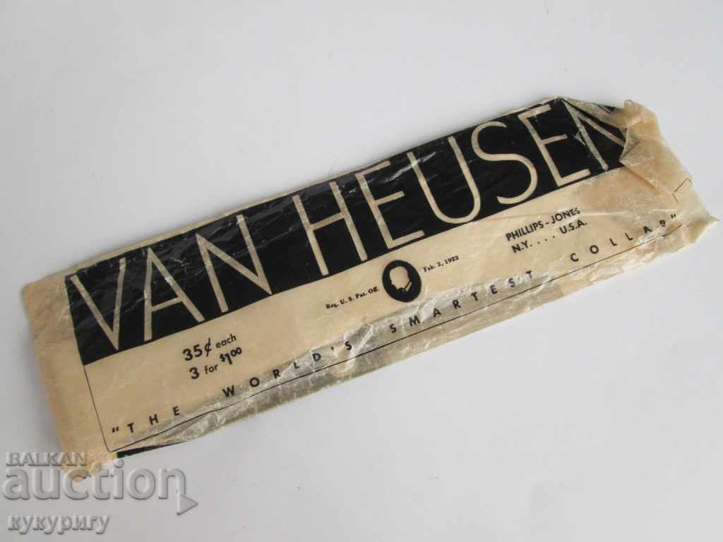 Delivery of Collectible old male collar unused USA 1922 Delivery of Collectible old male collar unused USA 1922