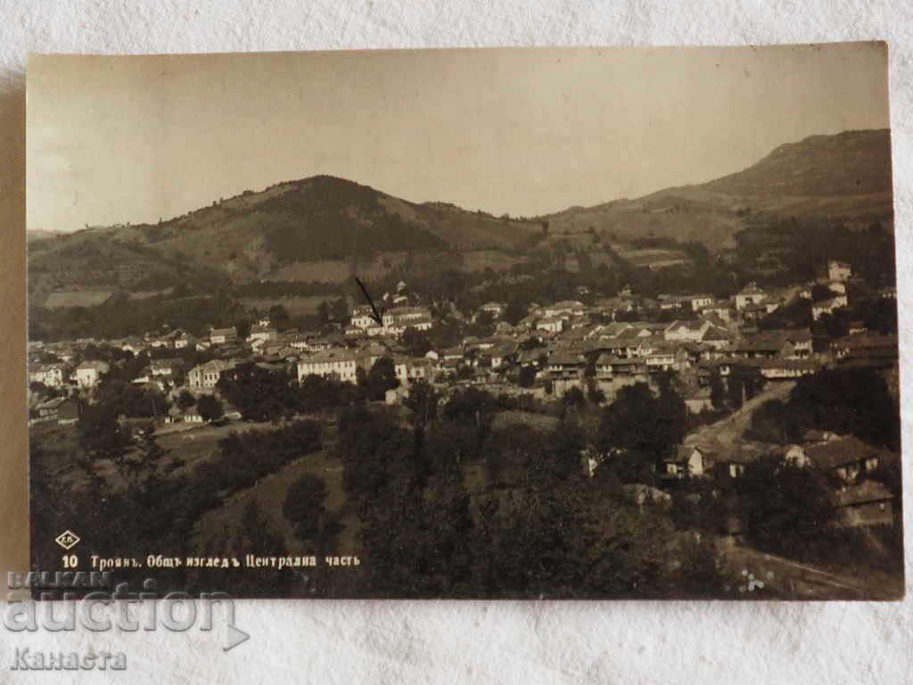 Troyan vedere panoramică Paskov 1932 1914