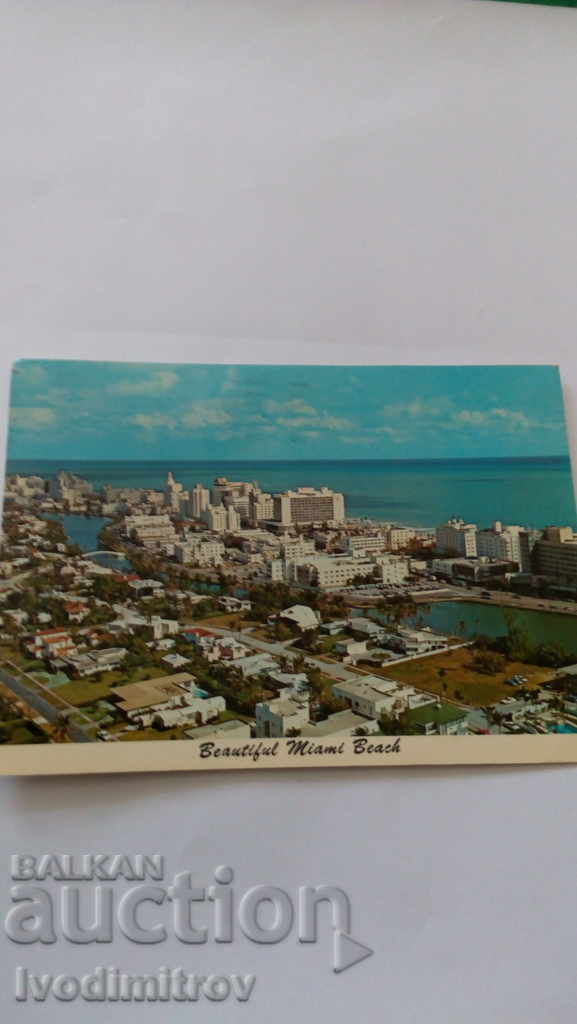 Καρτ ποστάλ Μαϊάμι Μπιτς της Φλόριντα το 1973