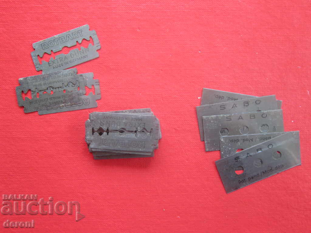 German razor blades razor blade razor 50 pieces with price 15.00 BGN | € 7.67 German razor blades razor blade razor 50 pieces with price 15.00 BGN | € 7.67