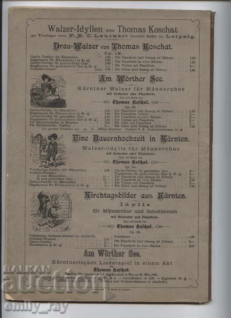 Note / Album / - ALBUMUL THOMAS KOSCHAT cu preț 20.00 BGN | € 10.23 Note / Album / - ALBUMUL THOMAS KOSCHAT cu preț 20.00 BGN | € 10.23