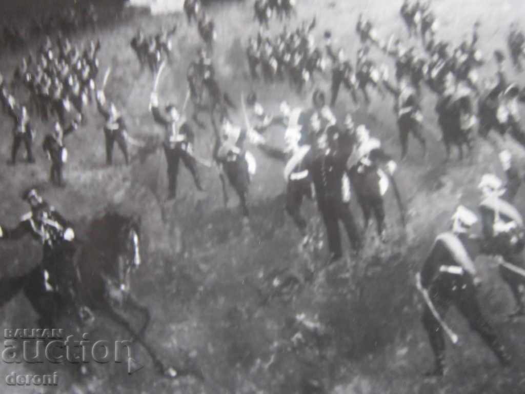 Auction  A huge military shot Russian soldiers officers Pleven Shipka