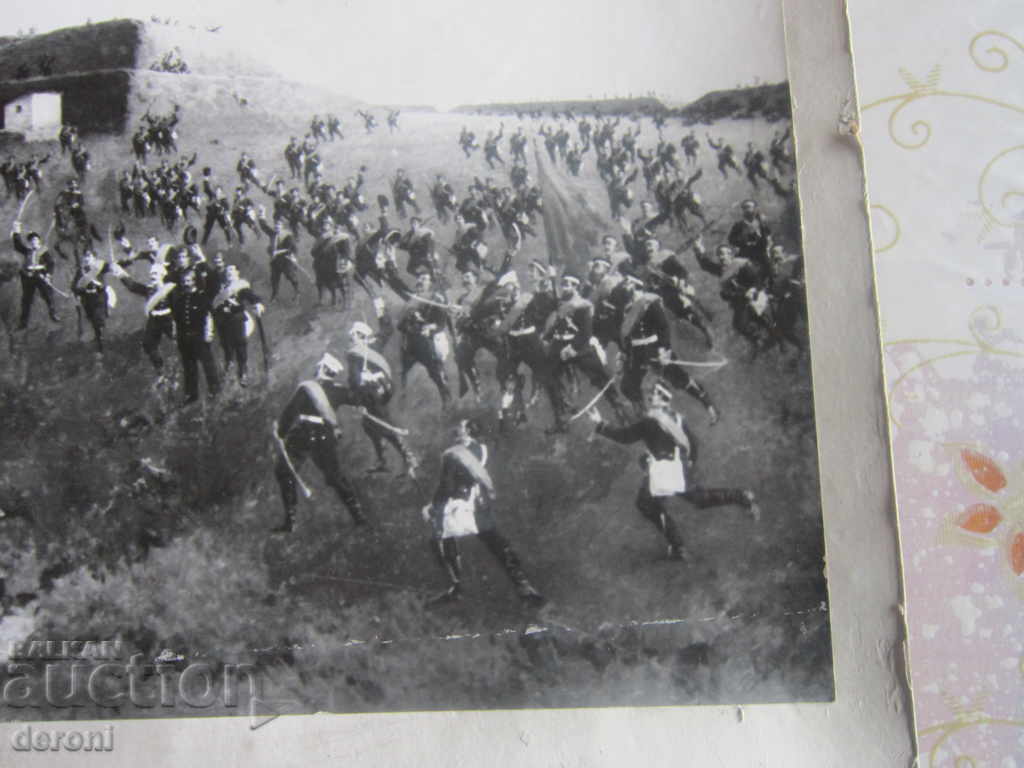 Delivery of A huge military shot Russian soldiers officers Pleven Shipka