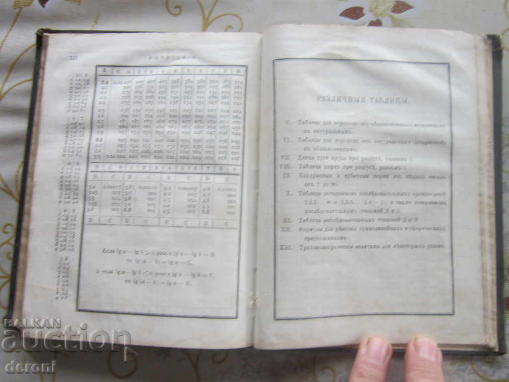 Russian War Book Trigonometry 1889 Tsarist Russia - 6