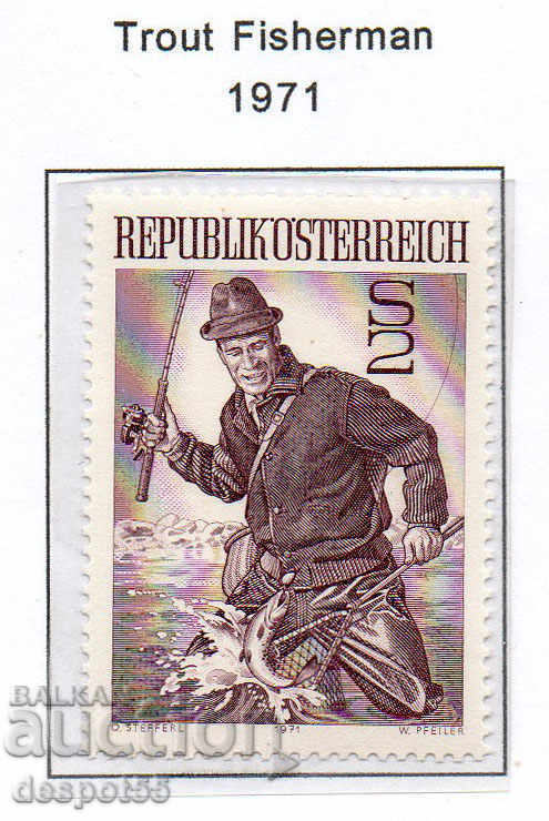 1971. Η Αυστρία. Ψάρεμα.