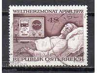 1972. Η Αυστρία. Παγκόσμια μήνα της καρδιάς.